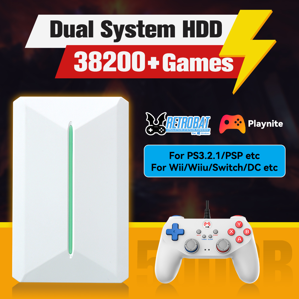 Gaming Console With Gta - Retrobat&Playnite System HDD Ретро игровая консоль