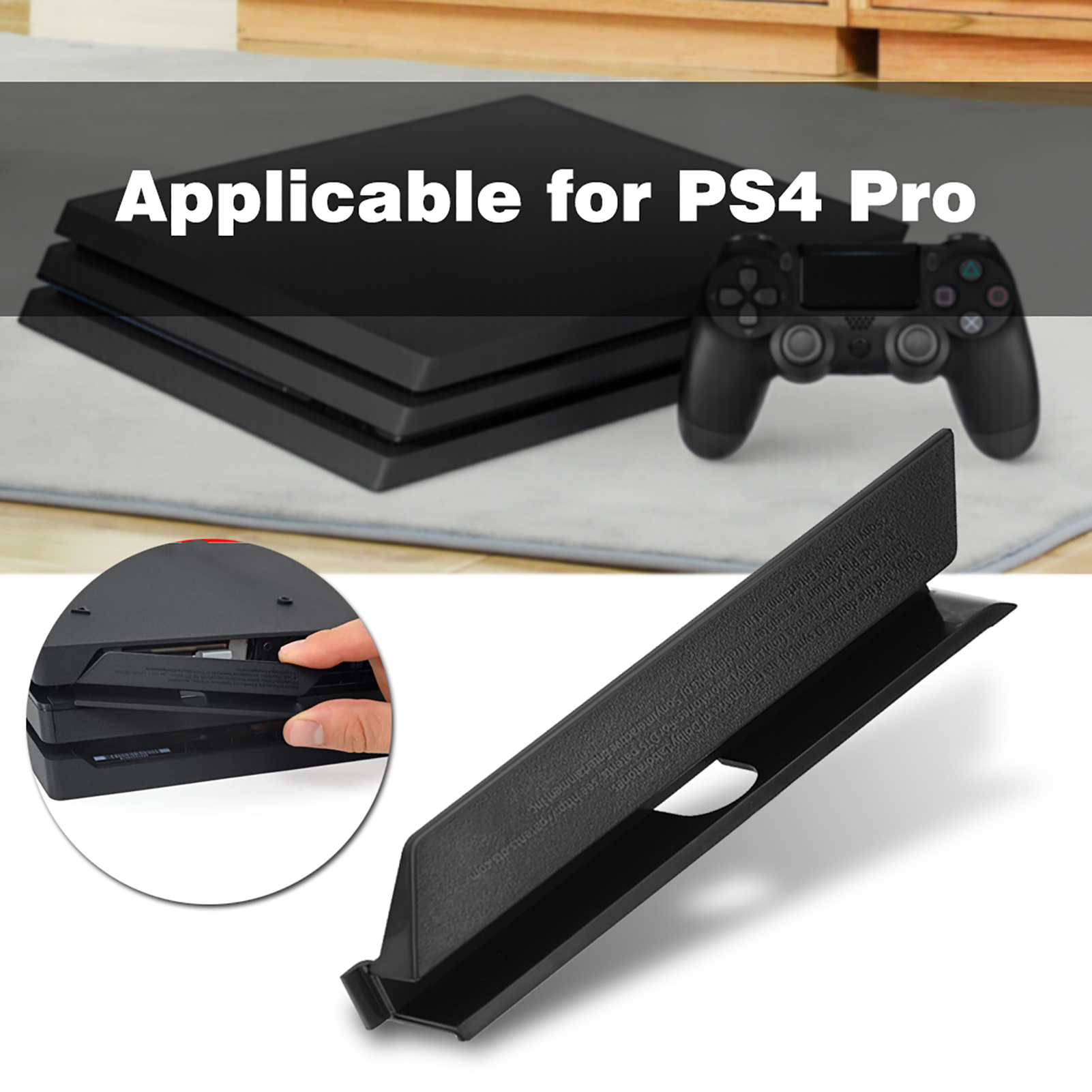 Gaming Console Monitor - Черная пластиковая крышка для гнезда жесткого