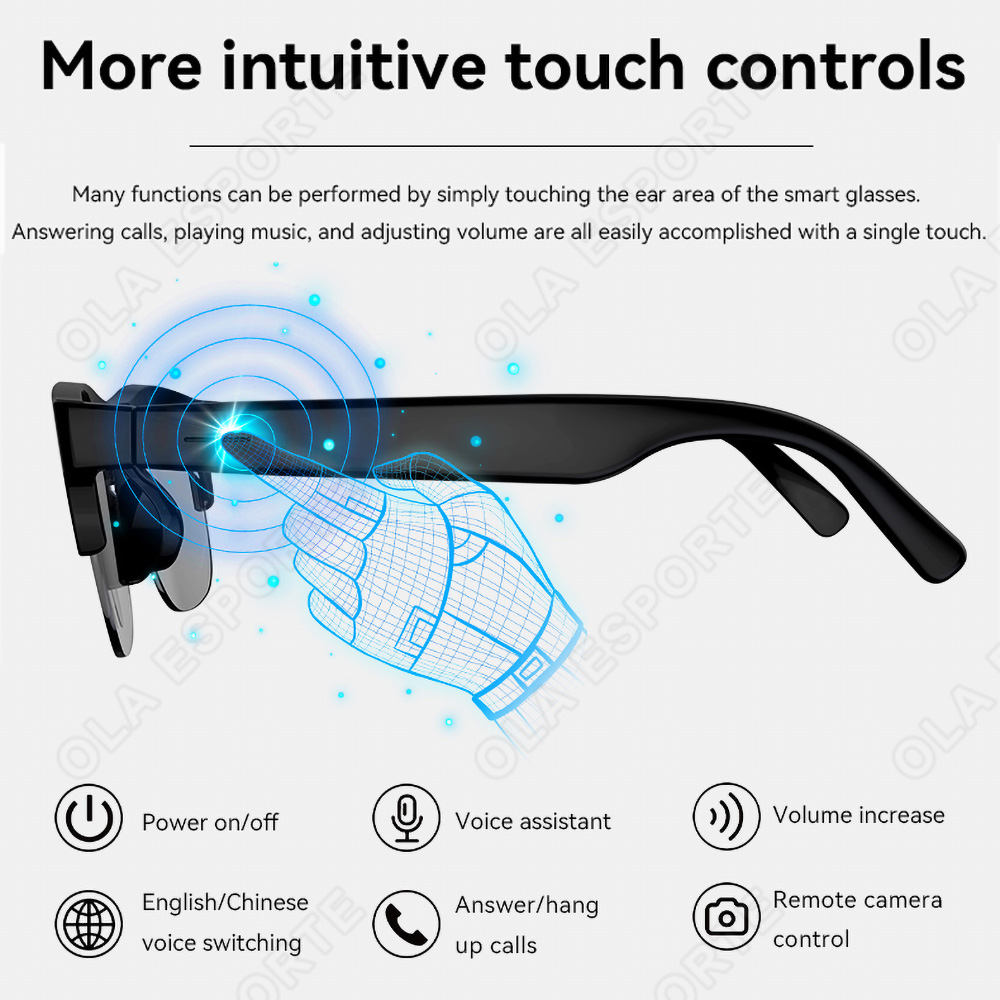 НОВЫЕ умные очки V5.3 с Blueto – обзор и цена Headset Gaming Console