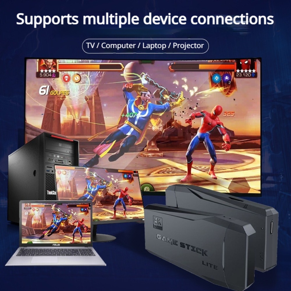 Портативная игровая консоль 4K – обзор и цена Gaming Console Stick