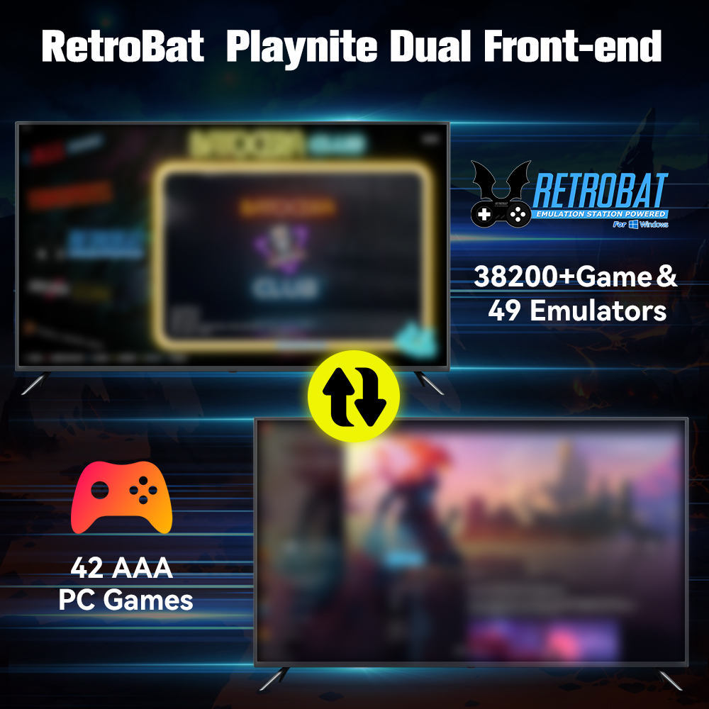 Retrobat&Playnite System HDD Р – обзор и цена Gaming Console With Gta