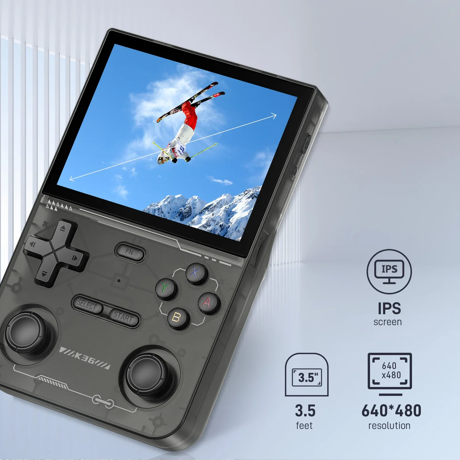 GAMINJA K36 3,5-дюймовый IPS-э – обзор и цена Gaming Console K36