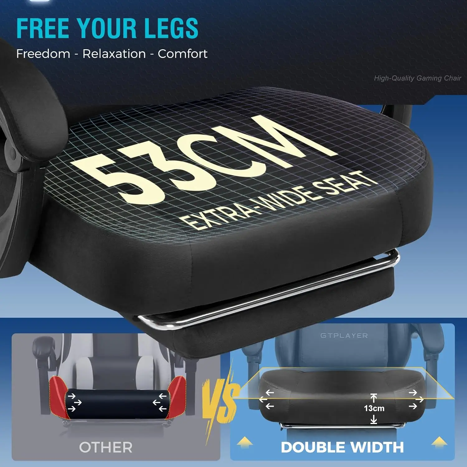 Большое и высокое игровое крес – обзор и цена Gaming Chair Cushion