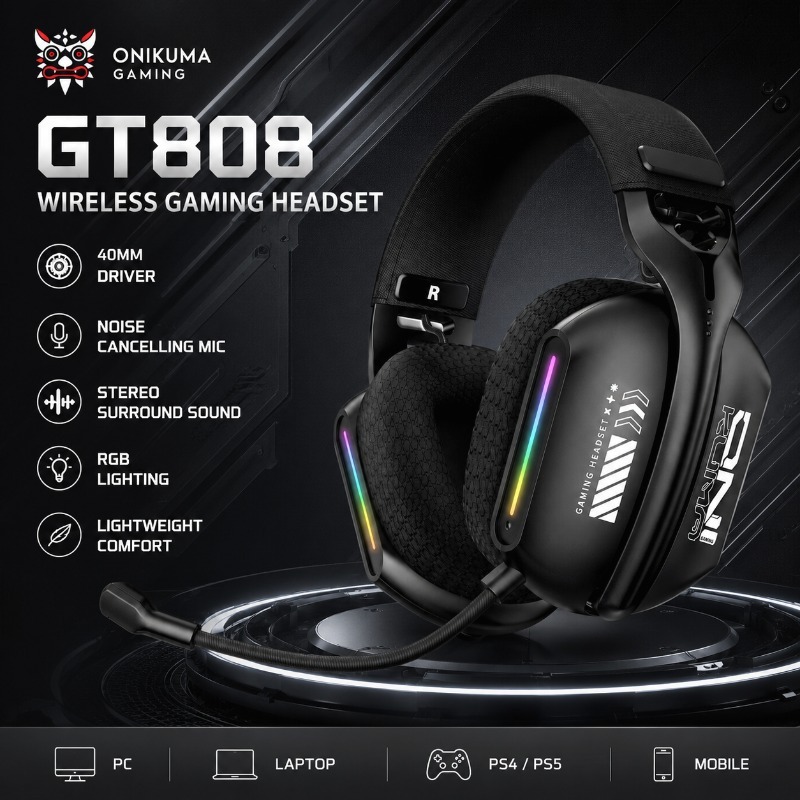 Игровая гарнитура ONIKUMA GT80 – обзор и цена Gaming Console In Amazon