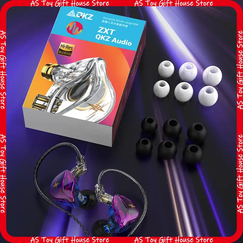 Наушники QKZ ZXT с проводным п – обзор и цена Headset Gaming Console